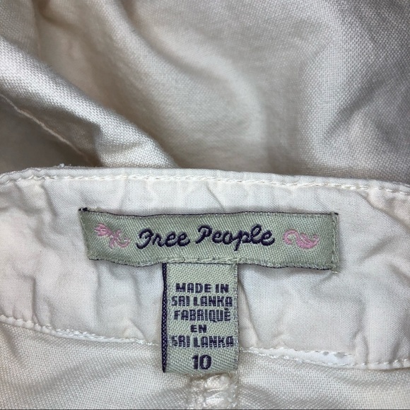 Free People Light Yellow Shorts Size 10 - Picture 8 of 12